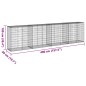 vidaXL Gabione mit Deckel 400x50x100 cm Verzinktes Eisen vidaXL Gabione mit Deckel 400x50x100 cm Verzinktes Eisen