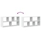 vidaXL Wandregal Weiß 100x25x50 cm Holzwerkstoff vidaXL Wandregal Weiß 100x25x50 cm Holzwerkstoff