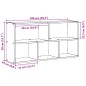 vidaXL Wandregal Weiß 100x25x50 cm Holzwerkstoff vidaXL Wandregal Weiß 100x25x50 cm Holzwerkstoff