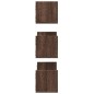 vidaXL Wandregale 3 Stk. Eichen-Optik 58x18x18 cm Holzwerkstoff vidaXL Wandregale 3 Stk. Eichen-Optik 58x18x18 cm Holzwerkstoff