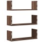 vidaXL Wandregale 3 Stk. Eichen-Optik 58x18x18 cm Holzwerkstoff vidaXL Wandregale 3 Stk. Eichen-Optik 58x18x18 cm Holzwerkstoff