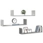 vidaXL Wandregale 3 Stk. Betongrau 80x18x18 cm Holzwerkstoff vidaXL Wandregale 3 Stk. Betongrau 80x18x18 cm Holzwerkstoff