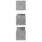 vidaXL Wandregale 3 Stk. Betongrau 80x18x18 cm Holzwerkstoff vidaXL Wandregale 3 Stk. Betongrau 80x18x18 cm Holzwerkstoff