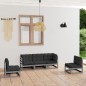 5-tlg. Garten-Lounge-Set mit Kissen Kiefer Massivholz 5-tlg. Garten-Lounge-Set mit Kissen Kiefer Massivholz