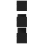 vidaXL Wandregale 3 Stk. Schwarz 80x18x18 cm Holzwerkstoff vidaXL Wandregale 3 Stk. Schwarz 80x18x18 cm Holzwerkstoff