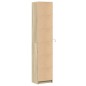 vidaXL Highboard mit LED-Beleuchtung Sonoma-Eiche 41,5x32,5x200 cm