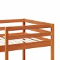 vidaXL Hochbett mit Schreibtisch & Ablagen Braun 90x200 cm Kiefernholz vidaXL Hochbett mit Schreibtisch & Ablagen Braun 90x200 cm Kiefernholz