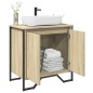 vidaXL Waschbeckenunterschrank Sonoma-Eiche 60x35x60 cm Holzwerkstoff vidaXL Waschbeckenunterschrank Sonoma-Eiche 60x35x60 cm Holzwerkstoff