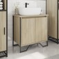 vidaXL Waschbeckenunterschrank Sonoma-Eiche 60x35x60 cm Holzwerkstoff vidaXL Waschbeckenunterschrank Sonoma-Eiche 60x35x60 cm Holzwerkstoff