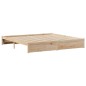 vidaXL Massivholzbett mit Regal ohne Matratze 160x200 cm Kiefernholz vidaXL Massivholzbett mit Regal ohne Matratze 160x200 cm Kiefernholz