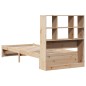 vidaXL Bücherregalbett ohne Matratze 75x190 cm Massivholz Kiefer vidaXL Bücherregalbett ohne Matratze 75x190 cm Massivholz Kiefer