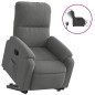 vidaXL Relaxsessel Aufstehhilfe Elektrisch Dunkelgrau Mikrofasergewebe vidaXL Relaxsessel Aufstehhilfe Elektrisch Dunkelgrau Mikrofasergewebe