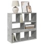 vidaXL Bücherregal/Raumteiler Betongrau 100x33x94,5 cm vidaXL Bücherregal/Raumteiler Betongrau 100x33x94,5 cm