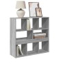 vidaXL Bücherregal/Raumteiler Grau Sonoma 100x33x94,5 cm vidaXL Bücherregal/Raumteiler Grau Sonoma 100x33x94,5 cm