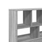 vidaXL Bücherregal/Raumteiler Grau Sonoma 100x33x94,5 cm vidaXL Bücherregal/Raumteiler Grau Sonoma 100x33x94,5 cm