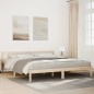 vidaXL Massivholzbett Extra Lang ohne Matratze 200x210 cm Kiefernholz vidaXL Massivholzbett Extra Lang ohne Matratze 200x210 cm Kiefernholz