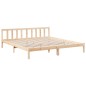 vidaXL Massivholzbett Extra Lang ohne Matratze 200x210 cm Kiefernholz vidaXL Massivholzbett Extra Lang ohne Matratze 200x210 cm Kiefernholz