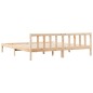 vidaXL Massivholzbett Extra Lang ohne Matratze 200x210 cm Kiefernholz vidaXL Massivholzbett Extra Lang ohne Matratze 200x210 cm Kiefernholz