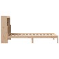 vidaXL Massivholzbett mit Regal ohne Matratze 90x200 cm Kiefer vidaXL Massivholzbett mit Regal ohne Matratze 90x200 cm Kiefer