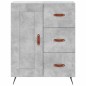 Highboard Betongrau 69,5x34x180 cm Holzwerkstoff Highboard Betongrau 69,5x34x180 cm Holzwerkstoff