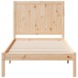 vidaXL Massivholzbett Extra Lang ohne Matratze 100x210 cm vidaXL Massivholzbett Extra Lang ohne Matratze 100x210 cm