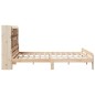 vidaXL Massivholzbett mit Regal ohne Matratze 180x200 cm Kiefernholz vidaXL Massivholzbett mit Regal ohne Matratze 180x200 cm Kiefernholz