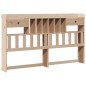 vidaXL Massivholzbett mit Regal ohne Matratze 180x200 cm Kiefernholz vidaXL Massivholzbett mit Regal ohne Matratze 180x200 cm Kiefernholz