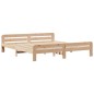 vidaXL Massivholzbett mit Regal ohne Matratze 180x200 cm Kiefernholz vidaXL Massivholzbett mit Regal ohne Matratze 180x200 cm Kiefernholz