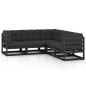 vidaXL 5-tlg. Garten-Lounge-Set mit Kissen Massivholz Kiefer vidaXL 5-tlg. Garten-Lounge-Set mit Kissen Massivholz Kiefer