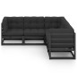 vidaXL 5-tlg. Garten-Lounge-Set mit Kissen Massivholz Kiefer vidaXL 5-tlg. Garten-Lounge-Set mit Kissen Massivholz Kiefer