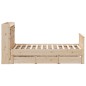 vidaXL Massivholzbett mit Regal ohne Matratze 160x200 cm Kiefernholz vidaXL Massivholzbett mit Regal ohne Matratze 160x200 cm Kiefernholz
