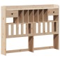 vidaXL Massivholzbett mit Regal ohne Matratze 160x200 cm Kiefernholz vidaXL Massivholzbett mit Regal ohne Matratze 160x200 cm Kiefernholz