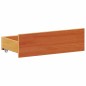 vidaXL Massivholzbett mit Regal ohne Matratze Wachsbraun 160x200 cm vidaXL Massivholzbett mit Regal ohne Matratze Wachsbraun 160x200 cm