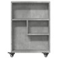 vidaXL Aufbewahrungswagen Schmal Betongrau 48x13x68 cm Holzwerkstoff vidaXL Aufbewahrungswagen Schmal Betongrau 48x13x68 cm Holzwerkstoff