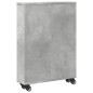 vidaXL Aufbewahrungswagen Schmal Betongrau 48x13x68 cm Holzwerkstoff vidaXL Aufbewahrungswagen Schmal Betongrau 48x13x68 cm Holzwerkstoff