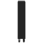 vidaXL Aufbewahrungswagen Schmal Schwarz 48x13x68 cm Holzwerkstoff vidaXL Aufbewahrungswagen Schmal Schwarz 48x13x68 cm Holzwerkstoff