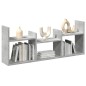 vidaXL Wandschrank 100x18x40 cm Betongrau Holzwerkstoff vidaXL Wandschrank 100x18x40 cm Betongrau Holzwerkstoff