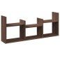 vidaXL Wandschrank 100x18x40 cm Braun Eichen-Optik Holzwerkstoff vidaXL Wandschrank 100x18x40 cm Braun Eichen-Optik Holzwerkstoff