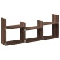 vidaXL Wandschrank 100x18x40 cm Braun Eichen-Optik Holzwerkstoff vidaXL Wandschrank 100x18x40 cm Braun Eichen-Optik Holzwerkstoff