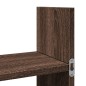 vidaXL Wandschrank 100x18x40 cm Braun Eichen-Optik Holzwerkstoff vidaXL Wandschrank 100x18x40 cm Braun Eichen-Optik Holzwerkstoff