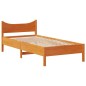 vidaXL Massivholzbett ohne Matratze Wachsbraun 90x200 Kiefernholz vidaXL Massivholzbett ohne Matratze Wachsbraun 90x200 Kiefernholz