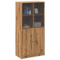 vidaXL Highboard mit Türen Artisan-Eiche 68x37x142 cm Holzwerkstoff vidaXL Highboard mit Türen Artisan-Eiche 68x37x142 cm Holzwerkstoff
