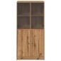 vidaXL Highboard mit Türen Artisan-Eiche 68x37x142 cm Holzwerkstoff vidaXL Highboard mit Türen Artisan-Eiche 68x37x142 cm Holzwerkstoff