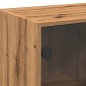 vidaXL Highboard mit Türen Artisan-Eiche 68x37x142 cm Holzwerkstoff vidaXL Highboard mit Türen Artisan-Eiche 68x37x142 cm Holzwerkstoff