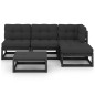 vidaXL 5-tlg. Garten-Lounge-Set mit Kissen Massivholz Kiefer vidaXL 5-tlg. Garten-Lounge-Set mit Kissen Massivholz Kiefer
