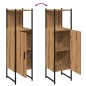 vidaXL Badschrank Artisan-Eiche 33x33x120,5 cm Holzwerkstoff vidaXL Badschrank Artisan-Eiche 33x33x120,5 cm Holzwerkstoff