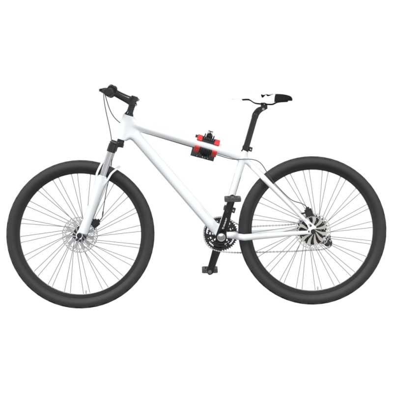 vidaXL Fahrrad-Montageständer Wandmontage Klappbar Rot Schwarz Stahl vidaXL Fahrrad-Montageständer Wandmontage Klappbar Rot Schwarz Stahl