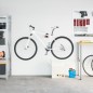 vidaXL Fahrrad-Montageständer Wandmontage Klappbar Rot Schwarz Stahl vidaXL Fahrrad-Montageständer Wandmontage Klappbar Rot Schwarz Stahl