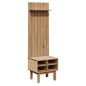 vidaXL Flurgarderobe OTTA 50x40x160 cm Massivholz Kiefer vidaXL Flurgarderobe OTTA 50x40x160 cm Massivholz Kiefer
