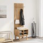 vidaXL Flurgarderobe OTTA 50x40x160 cm Massivholz Kiefer vidaXL Flurgarderobe OTTA 50x40x160 cm Massivholz Kiefer